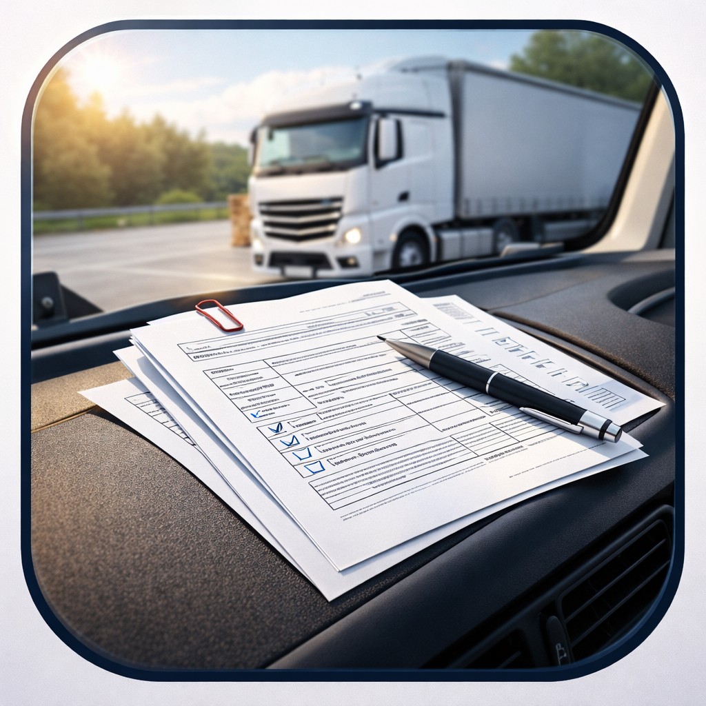 Fotorealistisches Icon: Abrechnung Dokumente